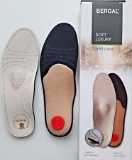 Bergal Soft Luxus Leder Fußbett orthopädische Einlagen Sohlen Gr. 36 - 48
