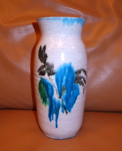 Art deco vase laufglasur - art,