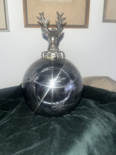 Große geschliffene glas kugel - glas,