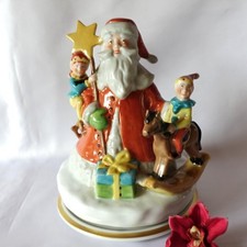 Weihnachten Rar Hutschenreuther Spieluhr 2008 Weihnachtsmann / ev 692(9)