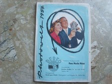 Photowelt 1957 Katalog Fotografie Kamera