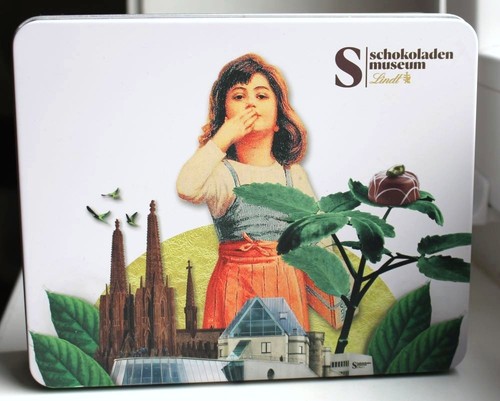 Leer blechdose schokoladen - leer,