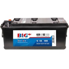 BIG LKW-Batterie 12V 135Ah 1000A Nutzfahrzeug 63552 Traktor Schlepper ers 110Ah