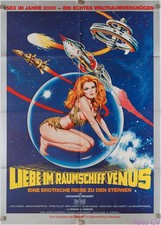 Plakat Liebe im Raumschiff Venus/Cinderella 2000 1977 Catharine Burgess; Z. 1-2