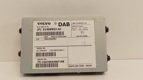Volvo v70 2014 - cd, dvd