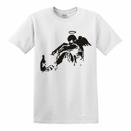 Banksy drunken angel - banksy,
