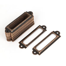 30 ETIKETTENRAHMEN Halter Etikett Apothekerschrank Schubladen Büro Tag 60x17mm