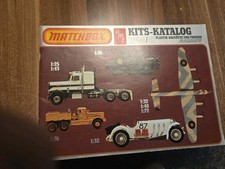 Matchbox Kits Katalog 1980/81/Plastik- Bausätze, Figuren/Deutsche Ausgabe/Orig.