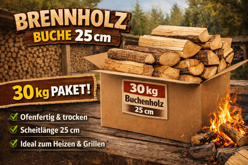 Brennholz buche 30 kg - brennholz, buche,
