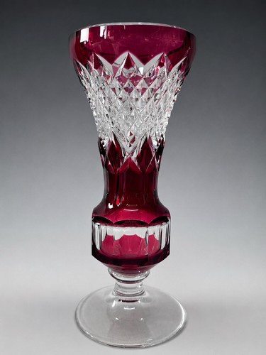 Val saint lambert kristallvase - val,