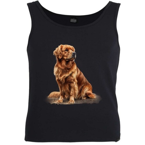 Tank top golden - top,