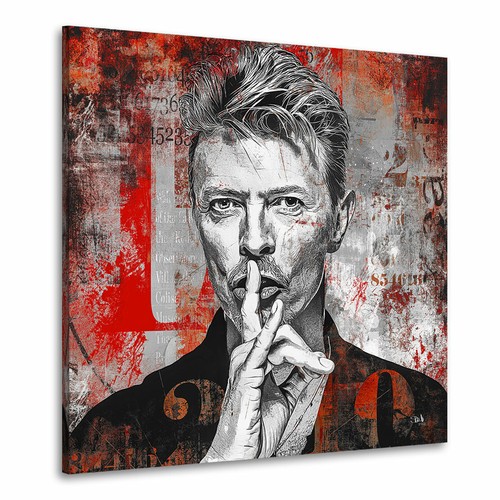David bowie leinwandbild pop - bowie,