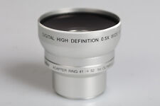 Digital High Definition 0,5x  wide angle lens Fisheye mit Adapter Ring