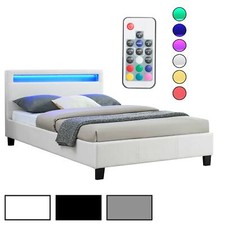 Polsterbett mit LED Einzelbett