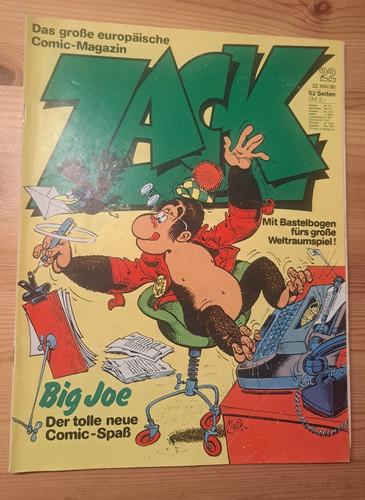 Comic zack heft - 22, 1980