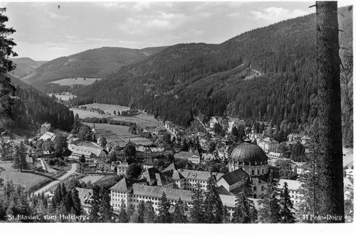 Ansichtskarte blasien - st.,