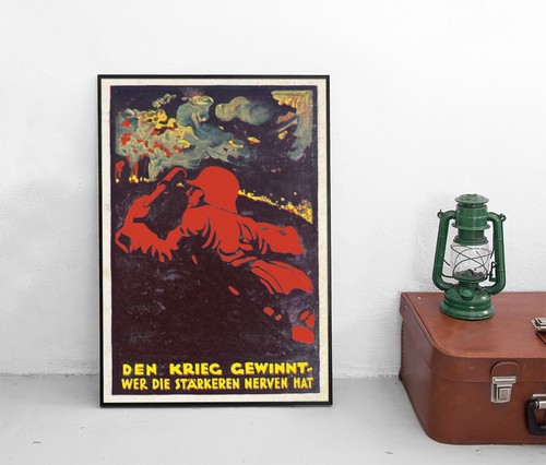 Poster weltkrieg den krieg - 1.,