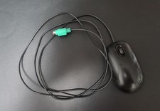 Einfache kabelgebundene Computer-Maus von HP grüner PS2-Anschluss