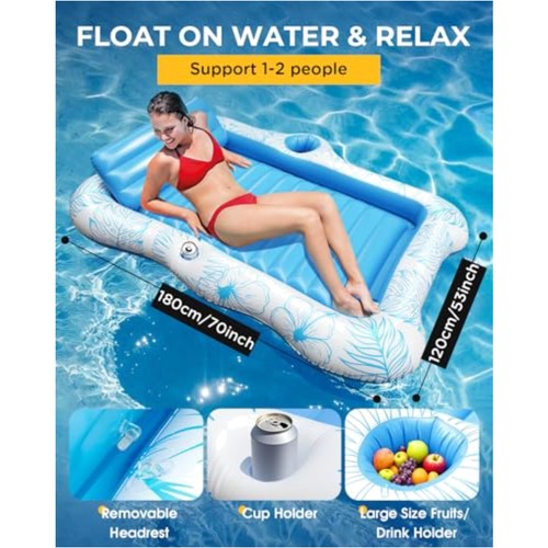 Aufblasbarer pool badeinsel - pool,