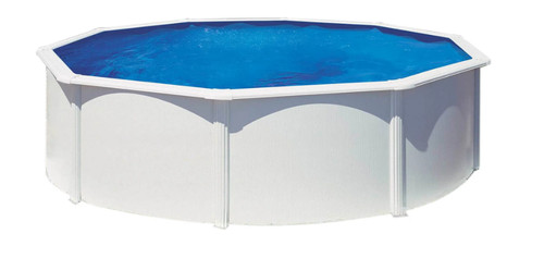 Stahlwandpool rund 460 - , x132cm