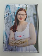 FINA FOXY AUTOGRAMM SIGNIERT