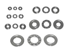 4x Stahl Axial Kugellager GCr15 | Ø 2–12 mm Auswahl | Drucklager Axiallager