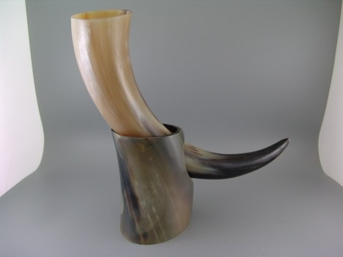 Echtes wikinger trinkhorn - !,