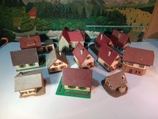Faller Vero ? Konvolut 12 x Häuser, Spur N Anlagenrückbau  I8