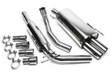 TA Technix Gr. A EDELSTAHL Sport - Auspuffanlage 2x76mm - VW Polo 4 6N + ABE