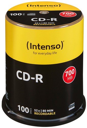 100 intenso rohlinge r - rohlinge, cd-r