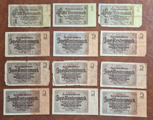 Konvolut rentenmark x 1 - ~, 3