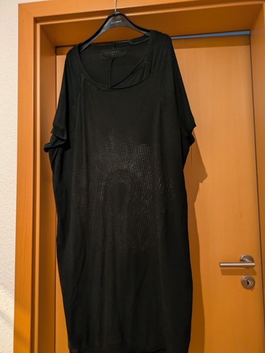 Rundholz dip kleid schwarz - kleid,