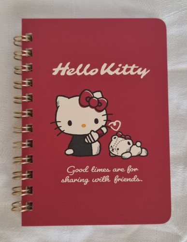Rotes hello kitty notizbuch - rotes,