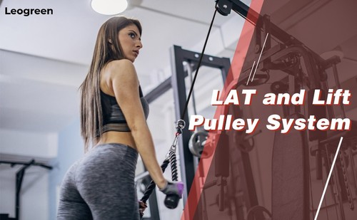 Lat pulldown cable - system, gym