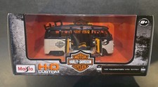 Harley Davidson Ford Pickup VW T1 Van Modell Spielzeug Bulli Harvey Davidson 