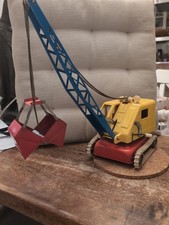 Gama Bagger 280 Blechspielzeug Vintage Retro Spielzeugauto Metall