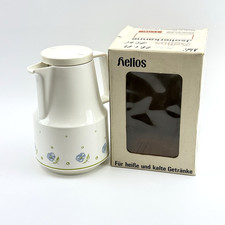 Helios Isolierkanne 1L | Vintage Thermoskanne Blümchenmuster | W. Germany OVP