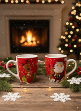 Weihnachtstassen mit Rudolph