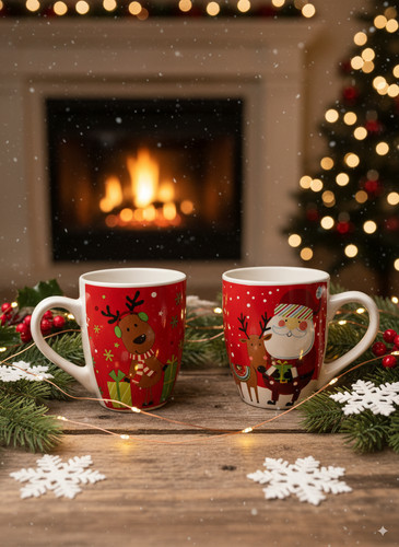 Weihnachtstassen mit rudolph - weihnachtstassen,