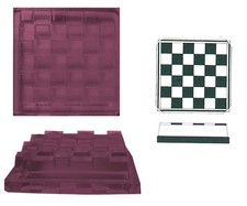 Quadratstein Schachbrett aus