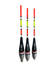 3 Stück Posen Behr Set vorbebleite Allround Karpfen Schwimmer Laufposen Carp