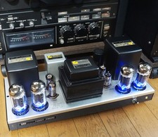 LUXMAN KMQ60 Vacuum Tube Power Stereo Amplifier Top Zustand Funktioniert