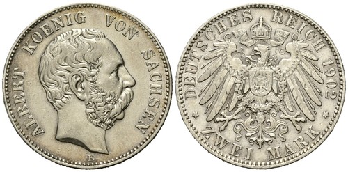 Sachsen albert 1873 1902 - -,
