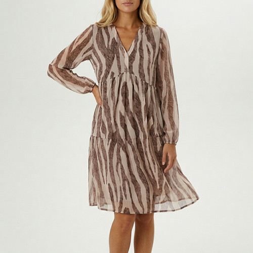 Aniston damen kleid chiffon - kleid,