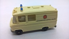 Wiking 278 Mercedes 406 KTW Krankenwagen creme Johanniter-Unfall-Hilfe JUH (36)