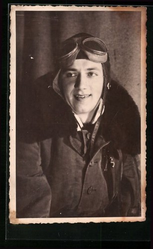 Foto flieger der luftwaffe - foto-ak,