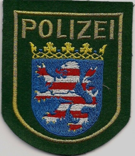 Polizei hessen patch - patch, grün