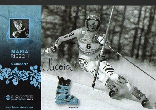 Autogramm maria riesch ski - autogramm,