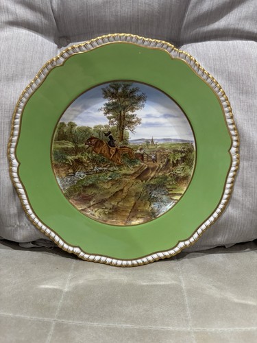 Spode cabinet plate - cabinet,