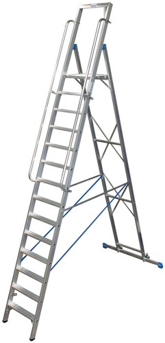 Stabilo stufen stehleiter mit - stufen-stehleiter,